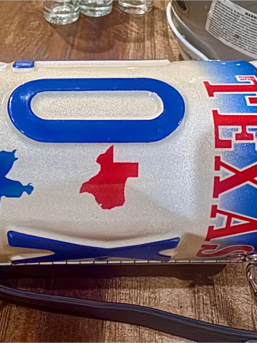Little Earth Blue and White Lunch Case with Cherry Accent
